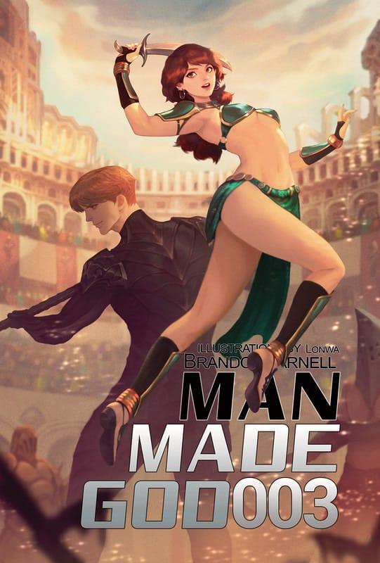 Cover for Man Made God 003